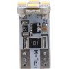M-Tech T10 W5W 12V W2,1x9,5d Led 4xSMD3528 ����� (������� CAN-BUS) Blister 2���. - (LB329W)