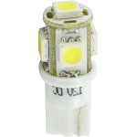M-Tech T10 W5W 12V W2,1x9,5d Led 5xSMD5050 ����� (������� �������) 1���. - (L054W)