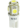 M-Tech T10 W5W 12V W2,1x9,5d Led 5xSMD5050 ����� (������� �������) Blister 2���. - (LB054W)