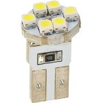 M-Tech T10 W5W 12V W2,1x9,5d Led 6xSMD3528 ����� (������� �������) Blister 2���. - (LB079W)