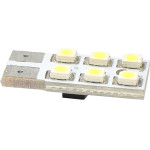 M-Tech T10 W5W 12V W2,1x9,5d Led 6xSMD3528 ����� (������� �������) Blister 2���. - (LB083W)