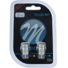 M-Tech T10 W5W 12V W2,1x9,5d Led 6xSMD3528 ����� (������� �������) Blister 2���. - (LB083W)