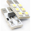 M-Tech T10 W5W 12V W2,1x9,5d Led 6xSMD3528 ����� (������� �������) Blister 2���. - (LB083W)