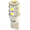 M-Tech T10 W5W 12V W2,1x9,5d Led 9xSMD3528 ����� (������� �������) Blister 2���. - (LB018W)