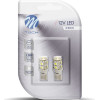 M-Tech T10 W5W 12V W2,1x9,5d Led 9xSMD3528 ���� (������� �������) Blister 2���. - (LB018B)