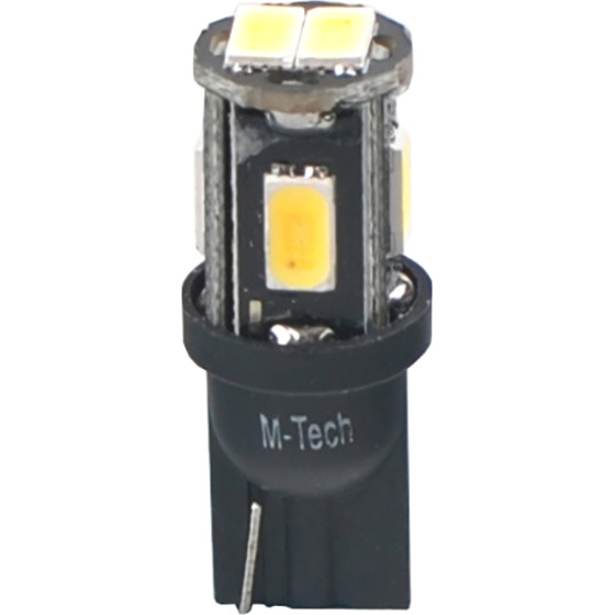 M-Tech T10 W5W 12V W2.1x9.5d 1,5W 4xHp Led ����� CAN-Bus Blister 2���. - (LB809W)