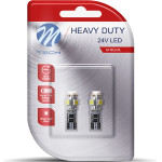 M-Tech T10 W5W 24V 1,5W W2,1x9,5d Led 5xSMD5050 ����� (������� CAN-BUS) Blister 2���. - (LB9321W)