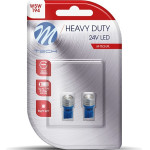 M-Tech T10 W5W 24V W1,2x9,5d Led 1xHp ���� �������� (������� �������) Blister 2���. - (LB915B)