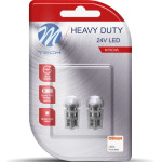 M-Tech T10 W5W 24V W1,2x9,5d Osram Led 1xSMD2835 ����� (������� �������) Heavy Duty Blister 2���. - (LB9106W)