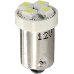 M-Tech T4W 12V 0,32W BA9s (������) Led 4xSMD3528 ����� Blister 2���. - (LB009W)