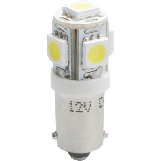 M-Tech T4W 12V 1,2W BA9s (������) Led 5xSMD5050 ����� 1���. - (L057W)