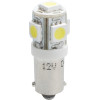 M-Tech T4W 12V 1,2W BA9s (������) Led 5xSMD5050 ����� Blister 2���. - (LB057W)
