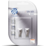 M-Tech W16W 12V W2,1x9,5d 7xSMD2835 Led Osram ����� Blister 2���. - (LB111W)