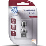 M-Tech W21/5W (T20) 12V 2,2W W3x16d Osram 4x3030SMd Led 1���. Blister - (LB819W-01B)