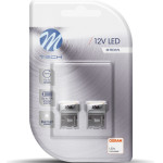 M-Tech W21W (T20) 12V W3x16d 9xSMD2835 Led Osram ����� Blister 2���. - (LB109W)