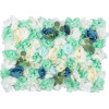 GloboStar Artificial Garden Roses Story Blue ������� ������������ ����� ���������� - ������� ����� ������� �������� �60 x �40 x �6cm - (78334)