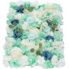 GloboStar Artificial Garden Roses Story Blue ������� ������������ ����� ���������� - ������� ����� ������� �������� �60 x �40 x �6cm - (78334)