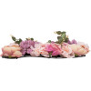 GloboStar Artificial Garden Roses Story Pink ������� ������������ ����� ���������� - ������� ����� ������� �������� �60 x �40 x �6cm - (78337)
