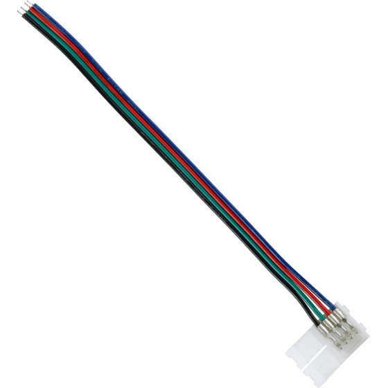 GloboStar ����� Connector ������������ �� 15cm ������� ��� ���� ��� Rgb ������� Led 10mm - (70730)