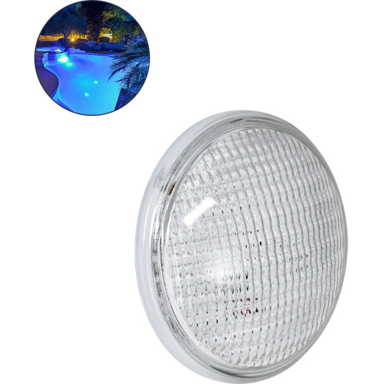 GloboStar Poolano ����� Led ���� ������� GX16D PAR56 25W 1875lm 120� AC/Dc 12V ��������� IP68 IK06 Tempered Glass �18 x �10cm ����� ����� 2700K - Bridgelux Chip - 3 Years Warranty - (61535)