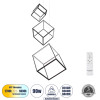GloboStar KIBOO-Trio �������� ��������� ������ Led Cct 90W 10350lm 360� Ac 220-240V - �������� �������� ���� ���������������� All In One ����� 6000k+������ 4500k+����� 2700k Dimmable �60 x �60 x �80cm - ����� - 3 Years Warranty - (60931)