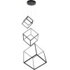 GloboStar KIBOO-Trio �������� ��������� ������ Led Cct 90W 10350lm 360� Ac 220-240V - �������� �������� ���� ���������������� All In One ����� 6000k+������ 4500k+����� 2700k Dimmable �60 x �60 x �80cm - ����� - 3 Years Warranty - (60931)