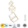GloboStar KIBOO-Trio �������� ��������� Led Cct 90W 10350lm 360� Ac 220-240V - �������� �������� ���� ���������������� All In One ����� 6000k+������ 4500k+����� 2700k Dimmable �60 x �60 x �80cm - ����� ������� - 3 Years Warranty - (60932)