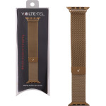 Volte-Tel ������� �������� ���������� ������ Apple Watch 42/44/45/49mm Milanese Gold VT109 - (5205308341342)