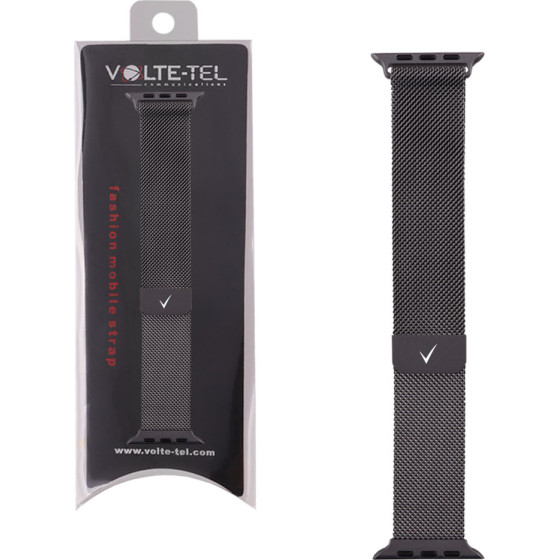 Volte-Tel ������� �������� ���������� ������ Apple Watch 42/44/45/49mm Milanese Grey VT109 - (5205308341298)