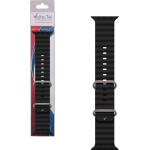 Volte-Tel ������� �������� Apple Watch 42/44/45/49mm Ocean Band Loop Black VT107 - (5205308341427)