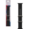 Volte-Tel ������� �������� Apple Watch 42/44/45/49mm Ocean Band Loop BLACK-Orange VT108 - (5205308341519)