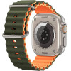 Volte-Tel ������� �������� Apple Watch 42/44/45/49mm Ocean Band Loop GREEN-Orange VT108 - (5205308341526)
