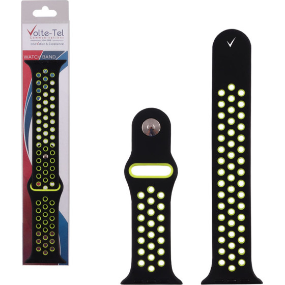 Volte-Tel ������� �������� ��������� Apple Watch 38/40/41mm Sport BLACK-Green VT106 - (5205308340437)