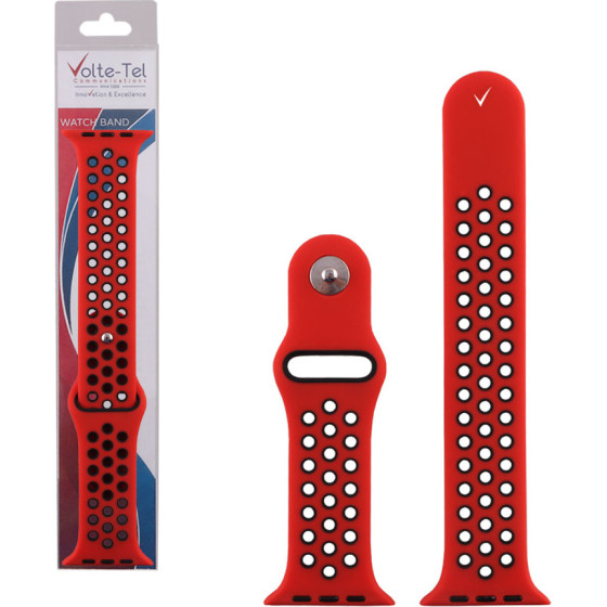 Volte-Tel ������� �������� ��������� Apple Watch 38/40/41mm Sport RED-Black VT106 - (5205308340468)