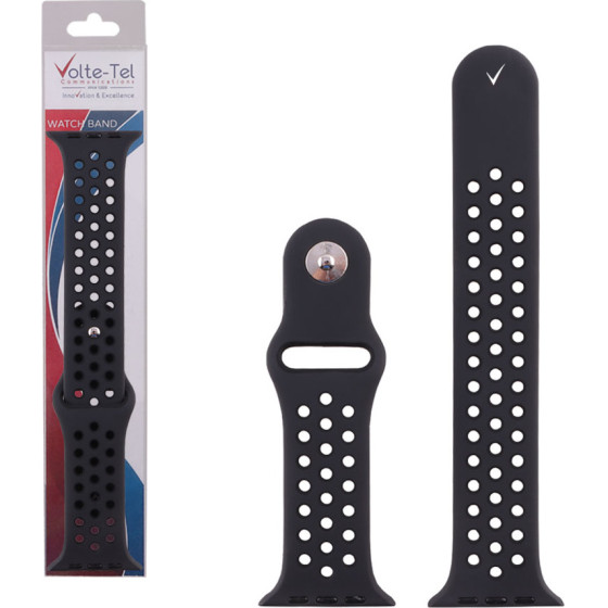 Volte-Tel ������� �������� ��������� Apple Watch 42/44/45/49mm Sport OBSIDIAN-Black VT106 - (5205308340543)