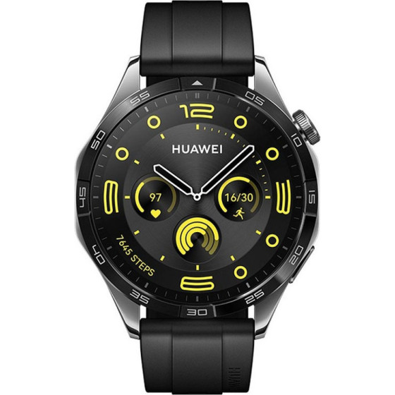 Huawei Watch GT4 46mm Black Strap - (55020BGS)