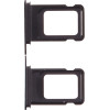 3rd Party Iphone 14 Pro Dual Sim Card Holder Black OEM
