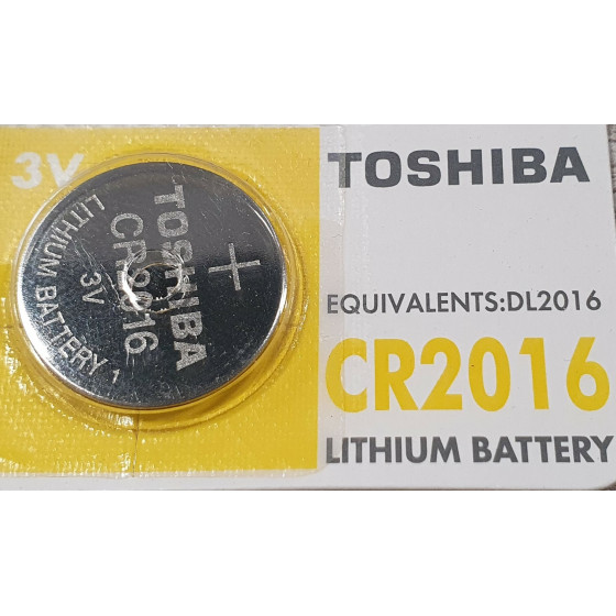Battery Toshiba CR2016 Lithium Coin OEM - (BAT-0272294)
