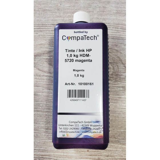 Dye Magenta ink Sensient for HP/ Canon Deskjet cartridges OEM - (INKHPMSEN)