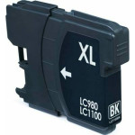 Ink cartridge Black replaces Brother LC1100BK / LC980BK, LC61 OEM - (LC1100B_IC)