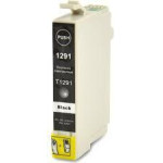 Ink cartridge Black replaces Epson C13T12914010, T1291 OEM - (T1291_IC)