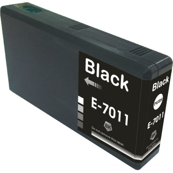 Ink cartridge Black replaces Epson C13T70114010, T7011 OEM - (T7011_IC)