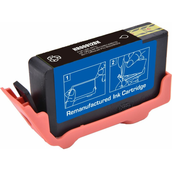 Ink cartridge Black replaces HP 3YL84AE, 912XL OEM - (912BXL_IR)