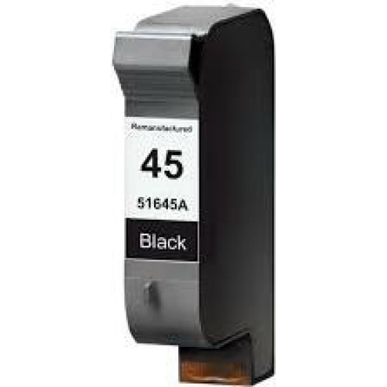 Ink cartridge Black replaces HP 51645AE, 45 OEM - (51645A_IR)