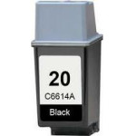 Ink cartridge Black replaces HP C6614DE, 20 OEM - (C6614D_IC)