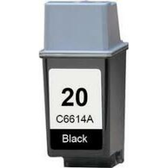 Ink cartridge Black replaces HP C6614DE, 20 OEM - (C6614D_IC)