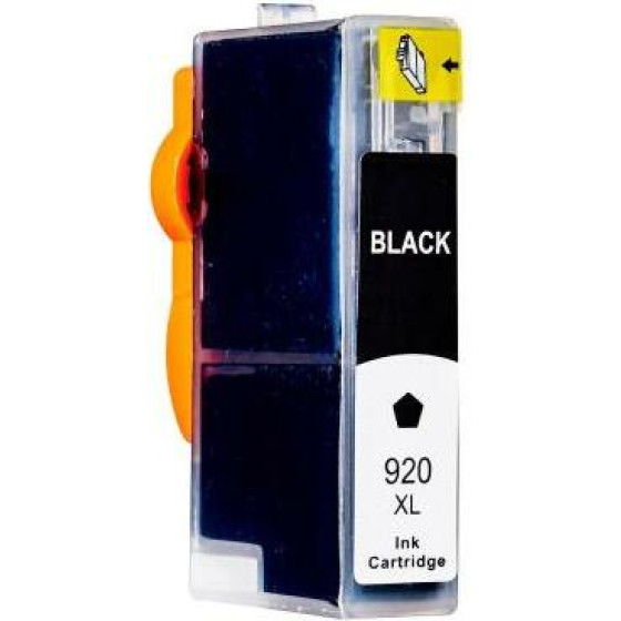 Ink cartridge Black replaces HP CD975AE, 920XL, 920BK OEM - (920BXL_IC)