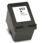 Ink cartridge Black replaces HP F6V25AE, 652 (XL) OEM - (652BXL_IC)