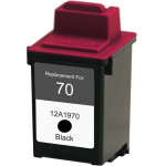 Ink cartridge Black replaces Lexmark 12A1970, 70 OEM - (12A1970_IR)