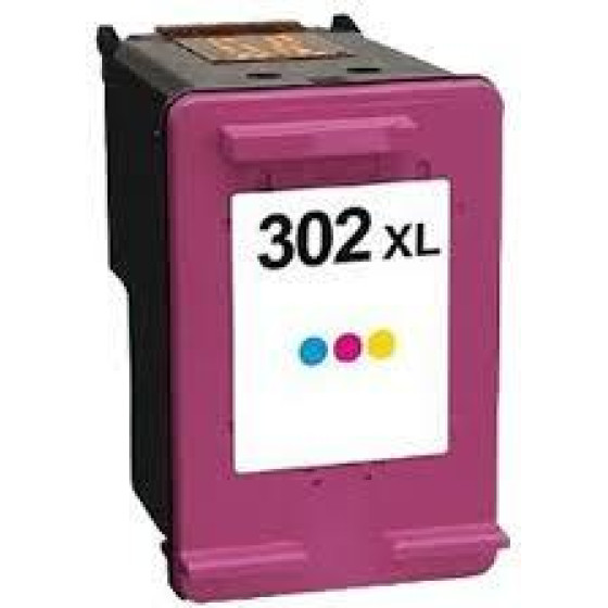 Ink cartridge Color replaces HP F6U67AE, 302XL OEM - (302COLXL_IR)